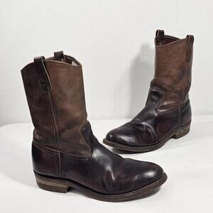 Vintage Red Wing Pecos 396 Western Work Ranch Cowboy Boot Mens Size 10.5 D
